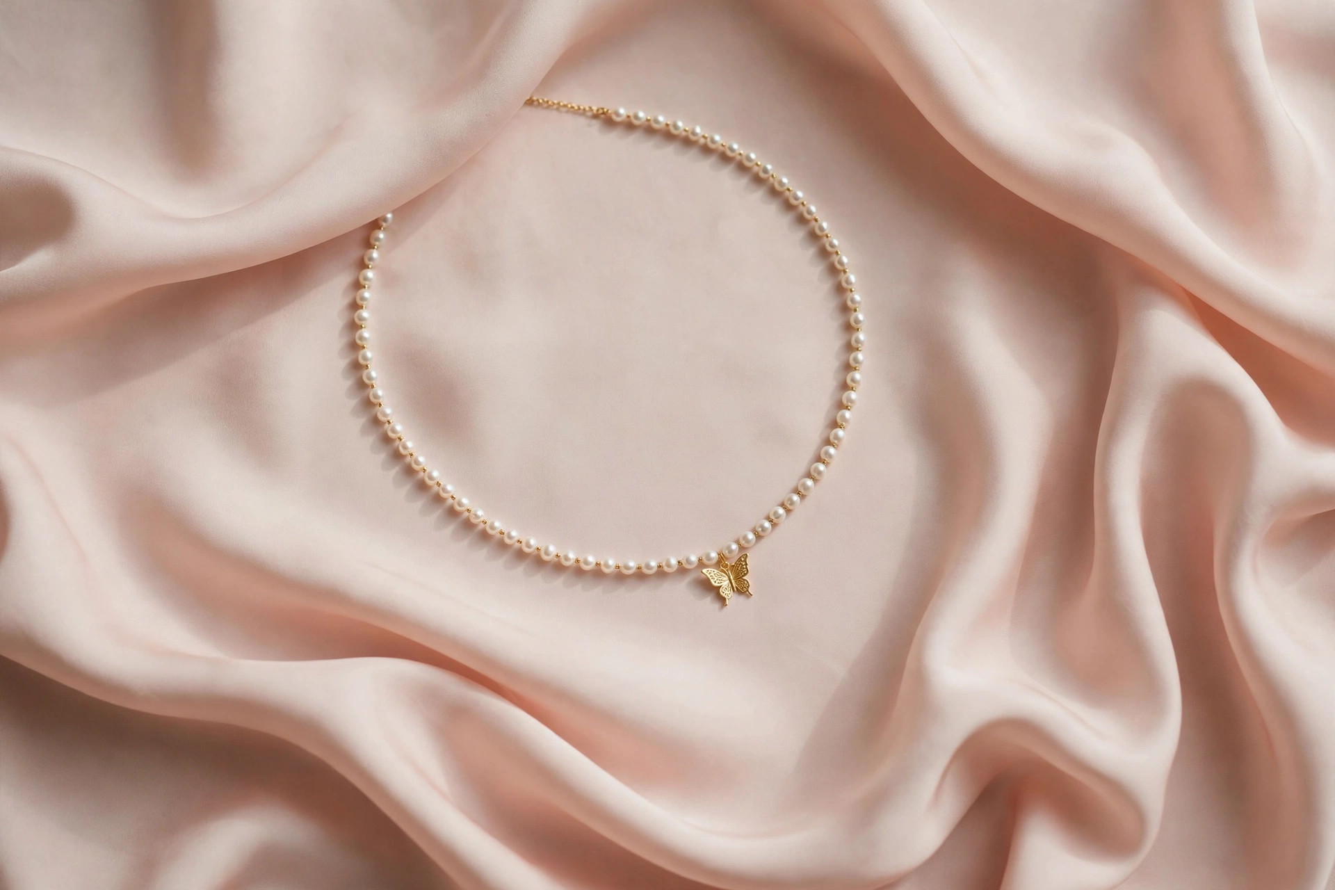 Choker Perla Dorada